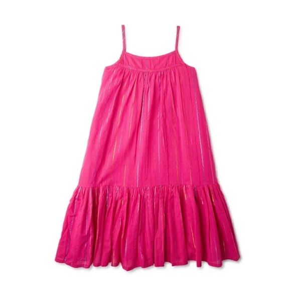 Girls Lurex Dress  - Picture 1 of 8